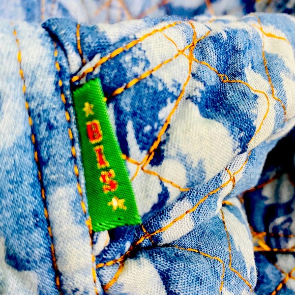 Fabulous Vintage Denim Quilted Cheetah Jacket - Picture 5 of 16